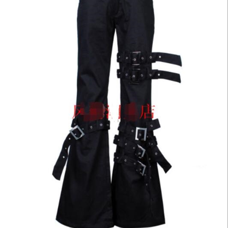 2021 2735!! Fall Wear New Long of Men's Large, Neutral Punk Club Pants Singer's Attire. WZDT, Black 
2021 2735!! Fall Wear New Long of Men's Large, Neutral Punk Club Pants Singer's Attire. WZDT, Black