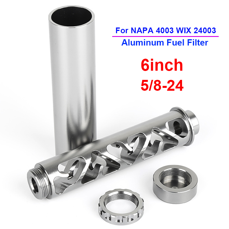 5/8-24 6"L Car Fuel Filter Modified oil Filter Vehicle Trap Solvent for NAPA 4003 WIX 24003 Filter
5/8-24 6"L Car Fuel Filter Modified oil Filter Vehicle Trap Solvent for NAPA 4003 WIX 24003 Filter