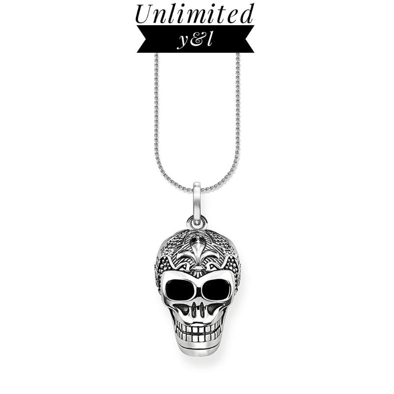 Lily Skull Pendant Necklaces for Women Men 925 Sterling Silver Punk Rebel Skeleton Fashion Handmade Jewelry Accessories 2020
Lily Skull Pendant Necklaces for Women Men 925 Sterling Silver Punk Rebel Skeleton Fashion Handmade Jewelry Accessories 2020