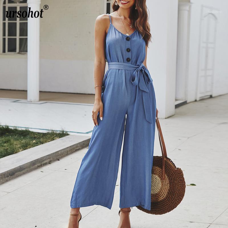 Women' Jumpsuits & Rompers Urso Women Summer Boho Floral Jumpsuit Long Trousers Pants Spaghetti Strap V Neck Backless Street Office Jumsuit, Blue
Women' Jumpsuits & Rompers Urso Women Summer Boho Floral Jumpsuit Long Trousers Pants Spaghetti Strap V Neck Backless Street Office Jumsuit, Blue