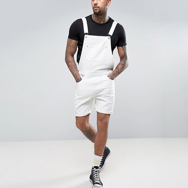 Jeans Shorts Overall Mens Summer Hot Sale Casual Men Short Pants Jumpsuit Clothing Comfortable Men Streetwear Suspender Pants B1, White
Jeans Shorts Overall Mens Summer Hot Sale Casual Men Short Pants Jumpsuit Clothing Comfortable Men Streetwear Suspender Pants B1, White