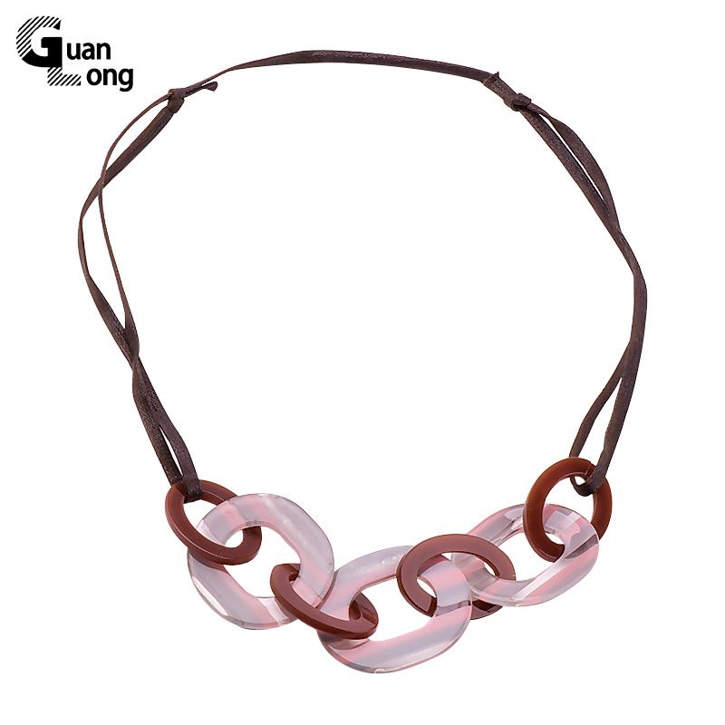GuanLong Long Rope Leather Necklace with Resin Acrylic Pendant Fashion Statement Necklaces Jewelry For Women Christmas Gifts
GuanLong Long Rope Leather Necklace with Resin Acrylic Pendant Fashion Statement Necklaces Jewelry For Women Christmas Gifts