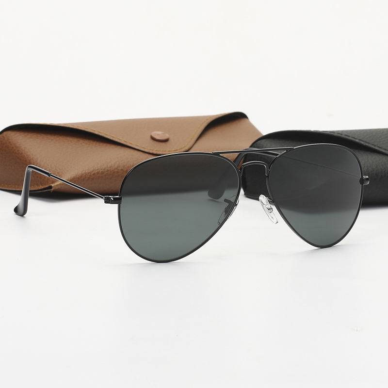 Sunglasses Top quality Luxury Designer aviation pilot Sun Glasses for Men and Women Glass Lens Alloy Frame Vintage Fashion UV400 Sunglasses with Box
Sunglasses Top quality Luxury Designer aviation pilot Sun Glasses for Men and Women Glass Lens Alloy Frame Vintage Fashion UV400 Sunglasses with Box