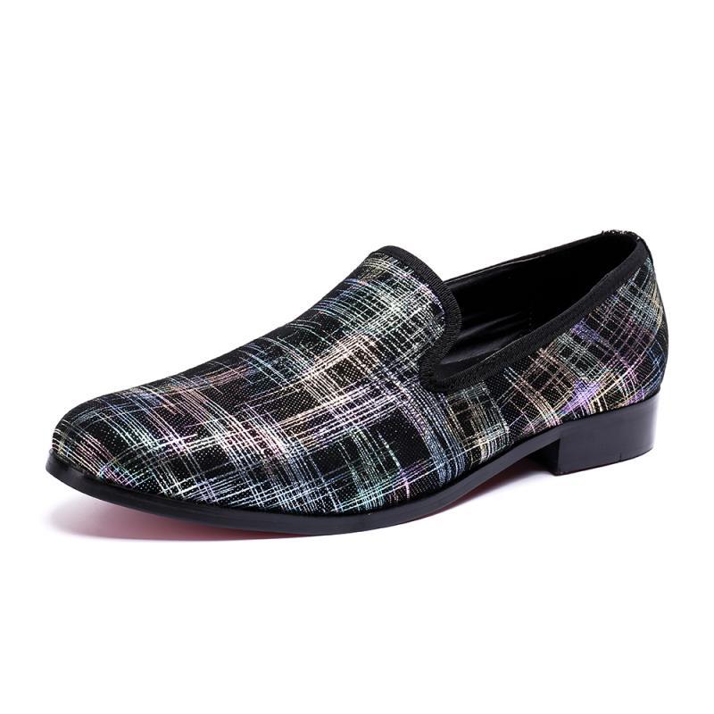 Men Print Dress Shoes Italian Dress Shoes Handmade Loafers Smoking Slippers Men Flats Comfortable Stage Wear, Green
Men Print Dress Shoes Italian Dress Shoes Handmade Loafers Smoking Slippers Men Flats Comfortable Stage Wear, Green