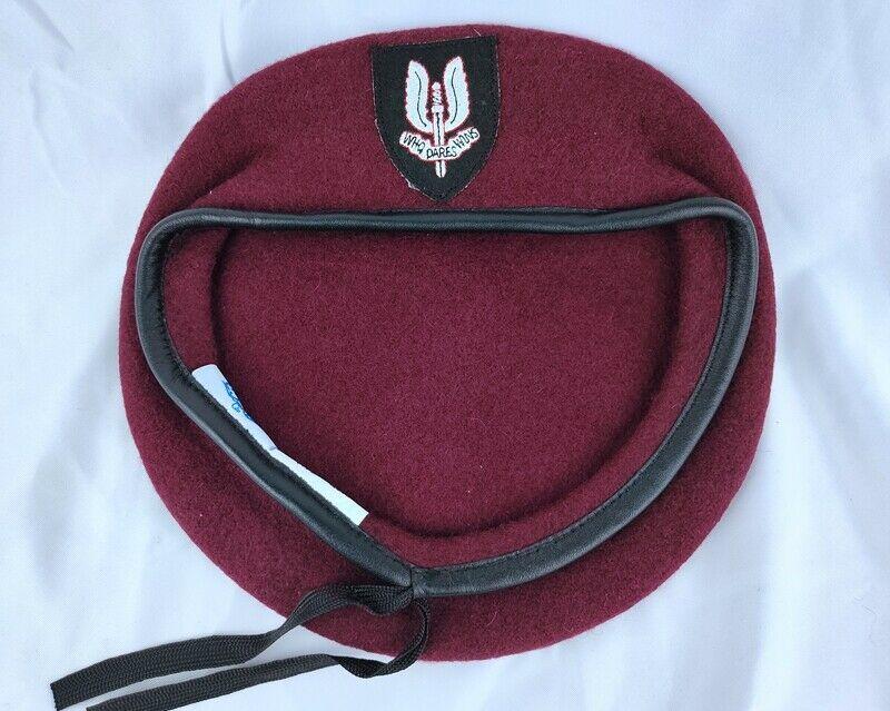 British Army Special Forces RED Wool Maroon Beret Air Service SAS "WHO DARES WINS, As pic
British Army Special Forces RED Wool Maroon Beret Air Service SAS "WHO DARES WINS, As pic