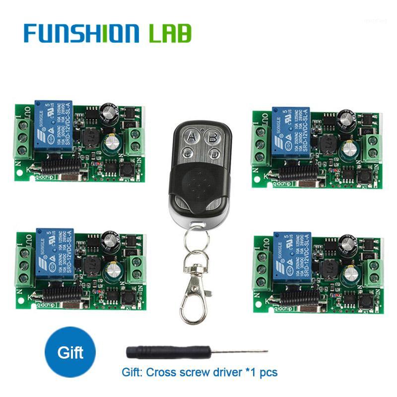 FUNSHION 433Mhz Wireless Remote Control Switch AC85V ~ 250V 110V 220V 1CH Relay Receiver Module + RF Transmitter For Garage Door1
FUNSHION 433Mhz Wireless Remote Control Switch AC85V ~ 250V 110V 220V 1CH Relay Receiver Module + RF Transmitter For Garage Door1