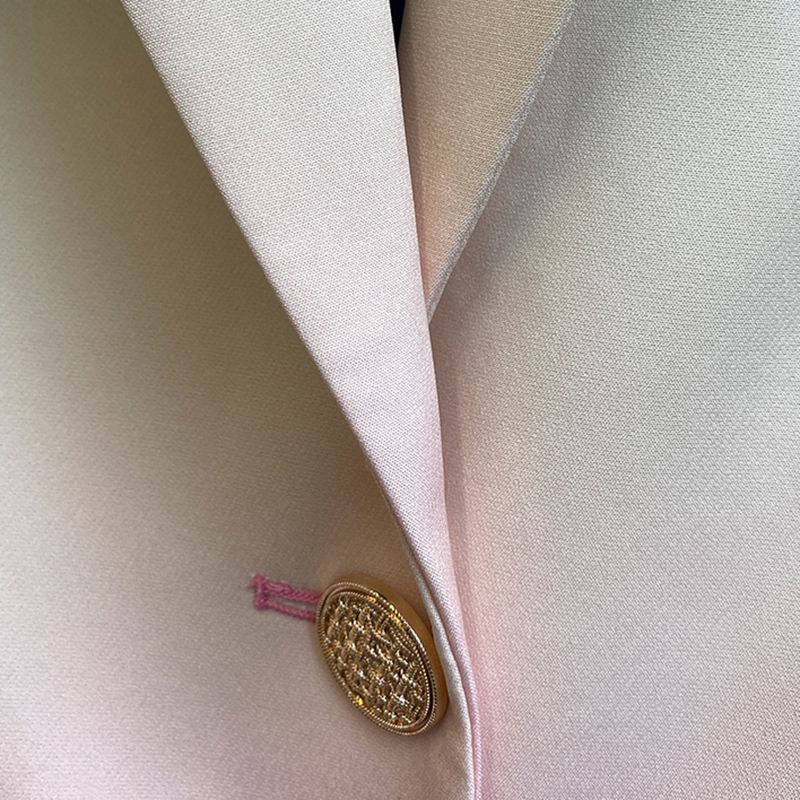 EAM Women Colorful Gradual Color Blazer Lapel Long Sleeve Loose Fit Jacket Fashion Spring Autumn 1Z587 201114