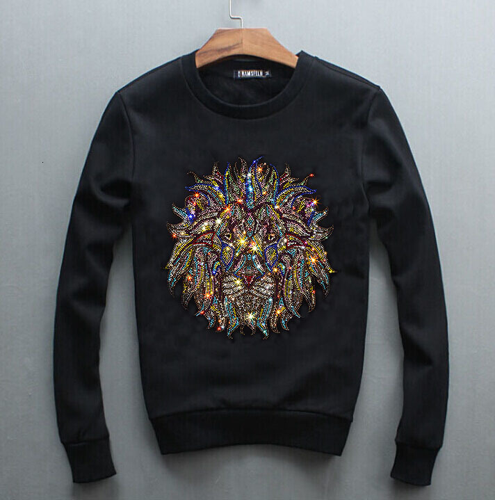 2021 New Male Hoodies Rhinestones Sweatshirt Csaual Hip Hop Mens Hot Drill Hoodie Streetwear Top 4qxz, As shown
2021 New Male Hoodies Rhinestones Sweatshirt Csaual Hip Hop Mens Hot Drill Hoodie Streetwear Top 4qxz, As shown