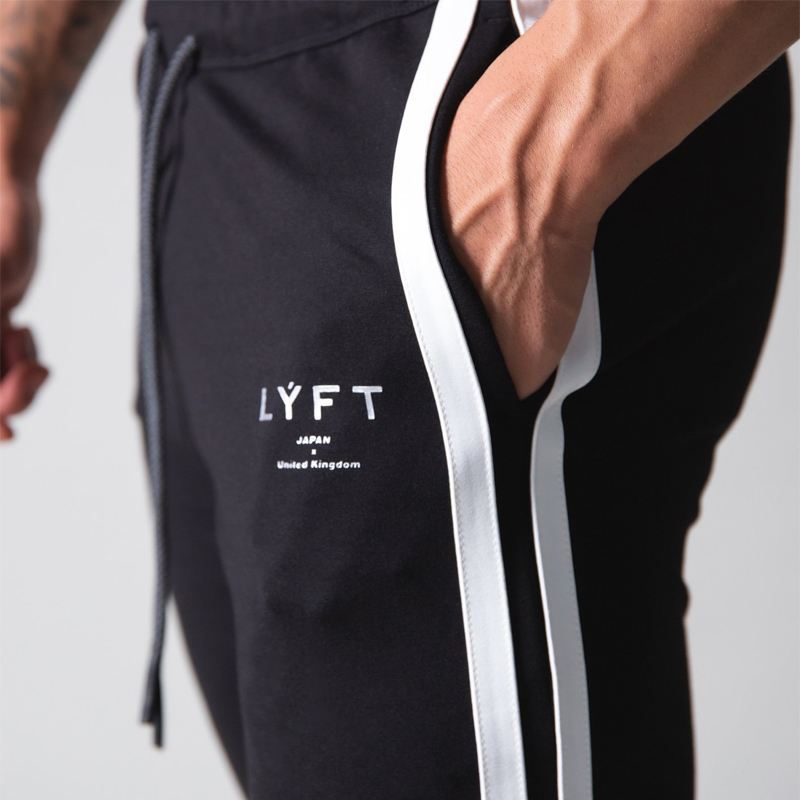 Streetwear casual clothing jogger bodybuilding trousers fashion printed cotton gym fitness men's Sweatpants 201110