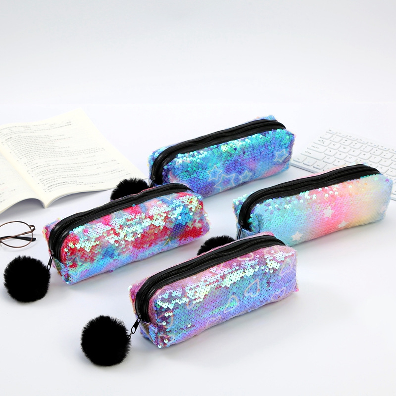 Reversible Sequin Pencil Case Organizer Girls School Portable Supplies Stationery Gift Magic Pencil Box Pencilcase VTKY2391
Reversible Sequin Pencil Case Organizer Girls School Portable Supplies Stationery Gift Magic Pencil Box Pencilcase VTKY2391