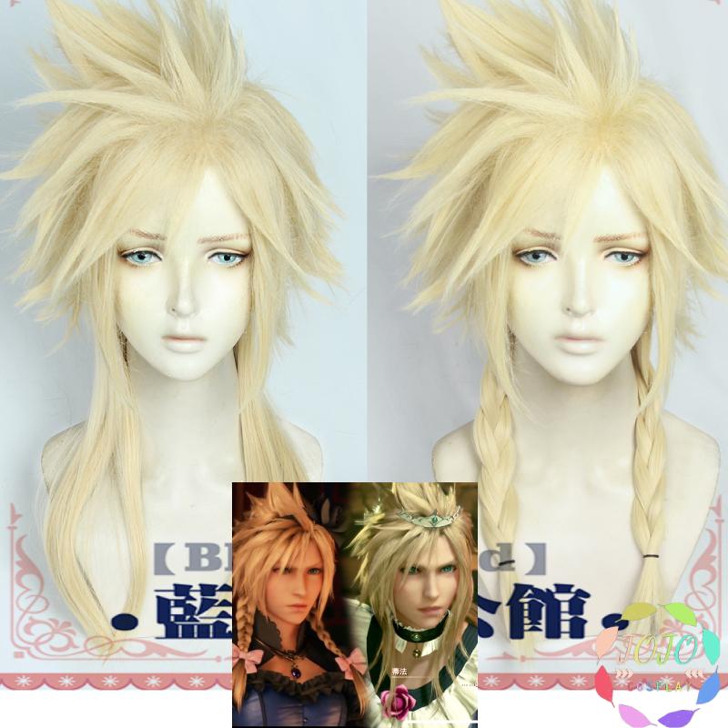FF 7 FF VII Remake Cloud Strife Blonde Long Cosplay Heat Resistant Synthetic Hair Halloween Party + Free Wig Cap
FF 7 FF VII Remake Cloud Strife Blonde Long Cosplay Heat Resistant Synthetic Hair Halloween Party + Free Wig Cap