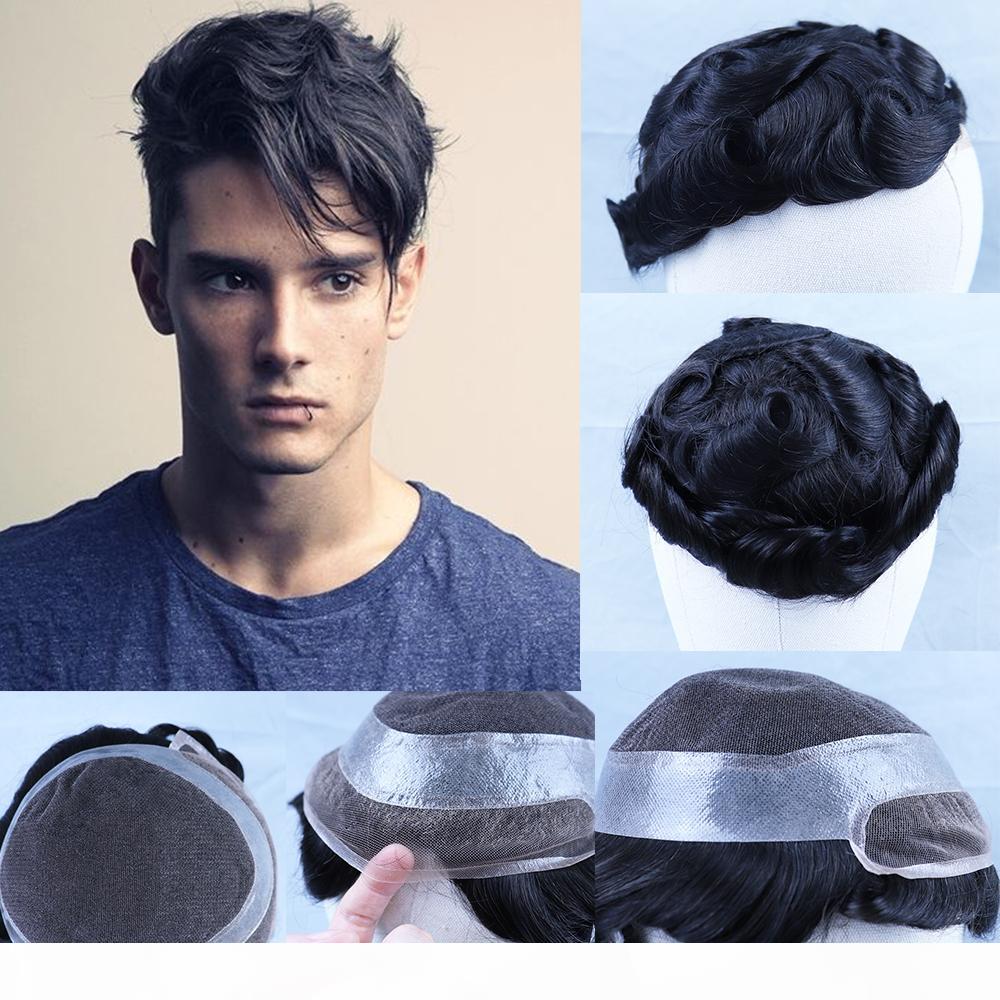 Natural Black Human Hair Toupee for Men Remy Hair Replacement System Swiss Lace & PU Dark Brown Mens Toupee 6 Inch Curly, Natural color
Natural Black Human Hair Toupee for Men Remy Hair Replacement System Swiss Lace & PU Dark Brown Mens Toupee 6 Inch Curly, Natural color