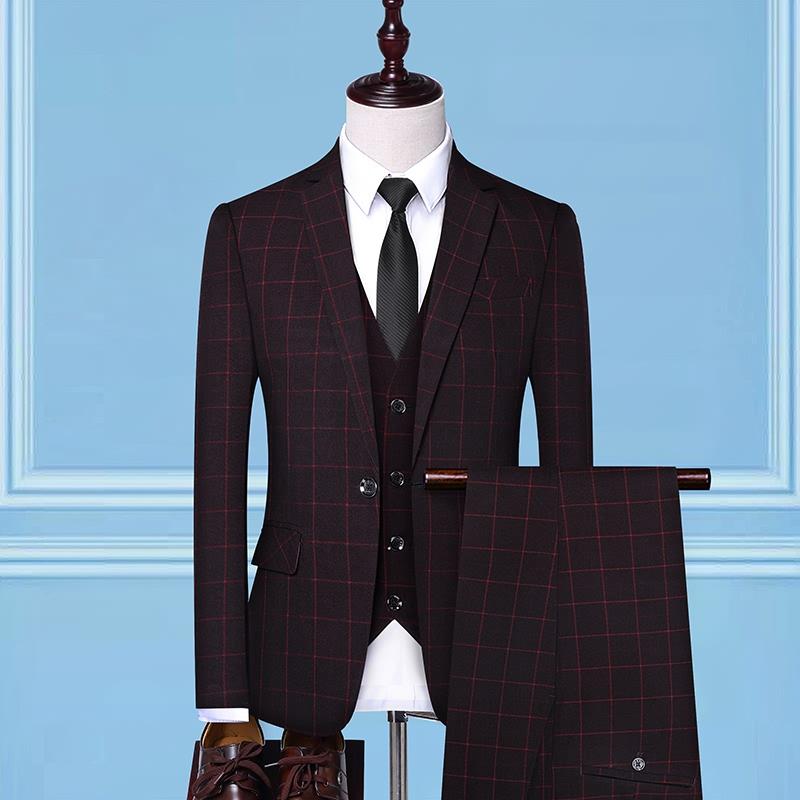 Mens New Dress Suits Mens Fashion Casual Silm lattice Business Office Wedding Party 3 Piece Suits Blazer With Pants Vest Size3XL, Black
Mens New Dress Suits Mens Fashion Casual Silm lattice Business Office Wedding Party 3 Piece Suits Blazer With Pants Vest Size3XL, Black