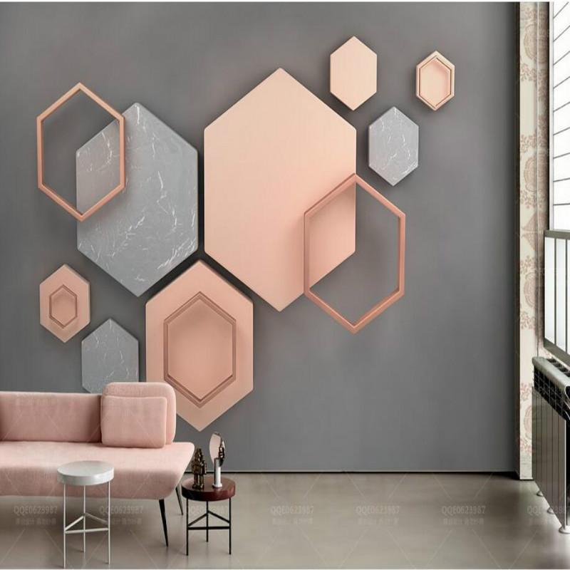 Home Improvement Decorative Painting Wallpaper for Walls 3d Silk Wallpapers 3D stereo modern minimalistic geometric wallpaper, Embossment paper
Home Improvement Decorative Painting Wallpaper for Walls 3d Silk Wallpapers 3D stereo modern minimalistic geometric wallpaper, Embossment paper
