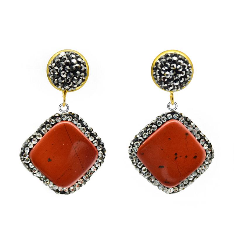Dangle & Chandelier Square Gem Natural Stone Earrings Handmade Jewelry Geometry Charms For Women Vintage Wedding Party Trendy
Dangle & Chandelier Square Gem Natural Stone Earrings Handmade Jewelry Geometry Charms For Women Vintage Wedding Party Trendy