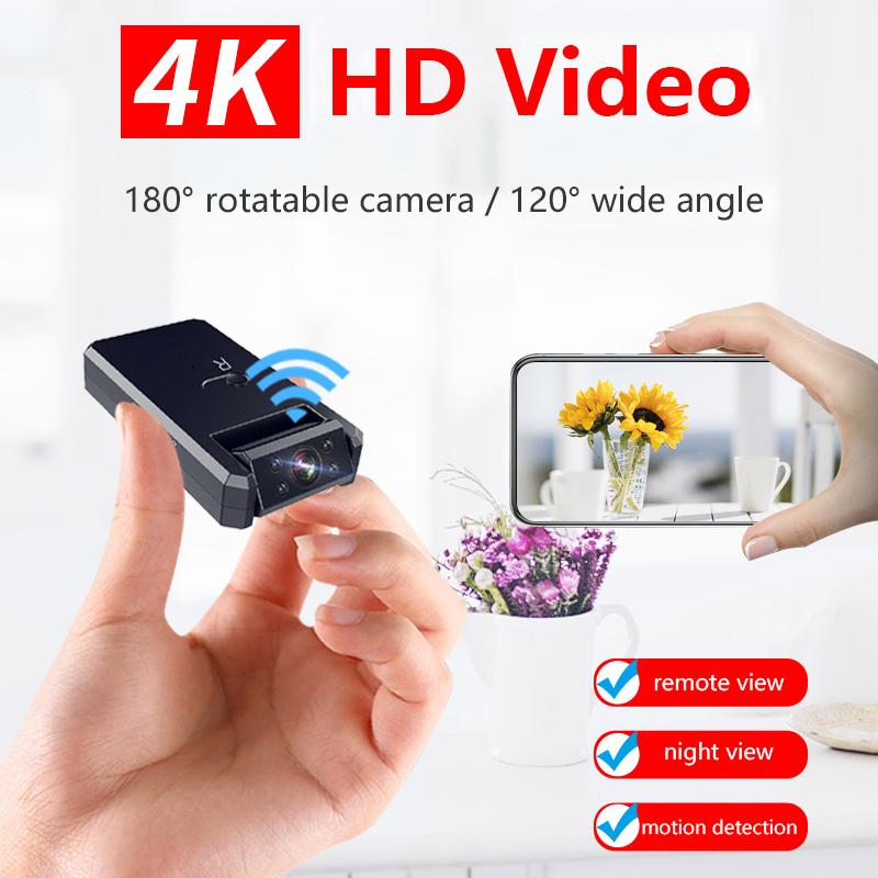 Mini Wifi IP Camera Full HD 4K 1080P Portable Gadgets Home Security Secret Camcorder Video Recorder IR Night Vision Camera
Mini Wifi IP Camera Full HD 4K 1080P Portable Gadgets Home Security Secret Camcorder Video Recorder IR Night Vision Camera