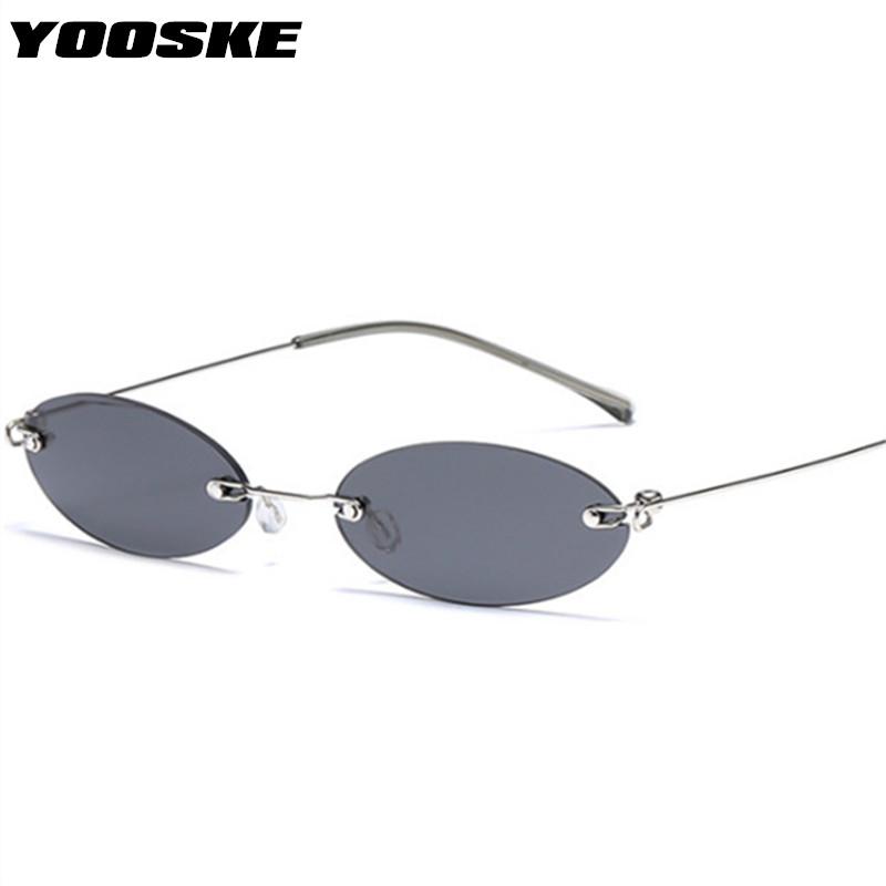 Sunglasses YOOSKE Small Oval Women Men Retro Rimless Sun Glasses Ladies Framless Eyeglasses Trend Decoration UV400
Sunglasses YOOSKE Small Oval Women Men Retro Rimless Sun Glasses Ladies Framless Eyeglasses Trend Decoration UV400