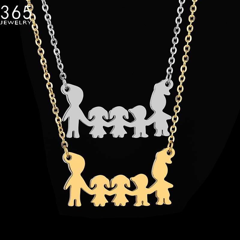 Trendy Infinity Silver Color Dad Mom Son Girls Pendant Necklace Stainless Steel Hand In Hand Necklace For Party Gift
Trendy Infinity Silver Color Dad Mom Son Girls Pendant Necklace Stainless Steel Hand In Hand Necklace For Party Gift