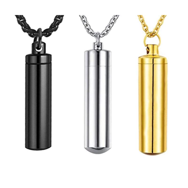Dropship 3 Colors Cylinder Cremation Urn Necklace for Ashes Memorial Keepsake Pendant Engrave Stainless Steel Keepsake Jewelry
Dropship 3 Colors Cylinder Cremation Urn Necklace for Ashes Memorial Keepsake Pendant Engrave Stainless Steel Keepsake Jewelry