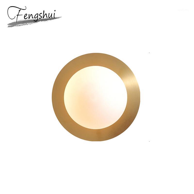 Modern Copper Glass LED Wall Lamps Decorative Sconces Bathroom Mirror Light Fixture Bedroom Bedside Corridor Stairs Wall Light1
Modern Copper Glass LED Wall Lamps Decorative Sconces Bathroom Mirror Light Fixture Bedroom Bedside Corridor Stairs Wall Light1