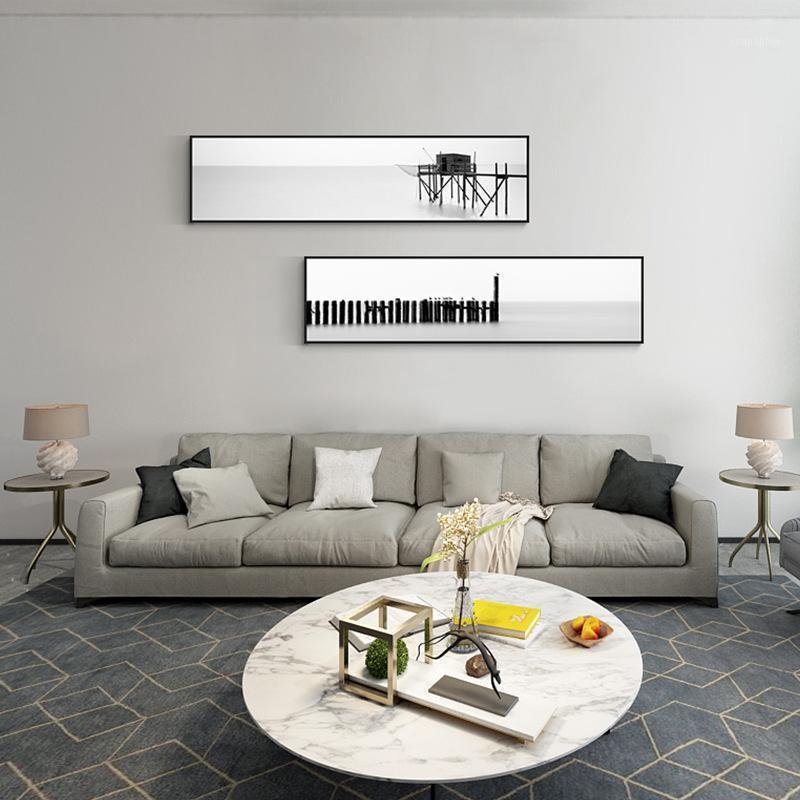 White and black simple Minimalist Seaside bridge Modern Nordic style Decorative Picture Canvas Wall Art Poster for room Painting1
White and black simple Minimalist Seaside bridge Modern Nordic style Decorative Picture Canvas Wall Art Poster for room Painting1