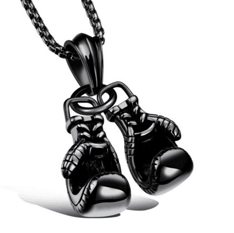 Fashion Sport Fitness Jewelry Double Boxing Glove Pendant Necklace Chic Men Hiphop Chain Necklace Cool Male Jewellery
Fashion Sport Fitness Jewelry Double Boxing Glove Pendant Necklace Chic Men Hiphop Chain Necklace Cool Male Jewellery