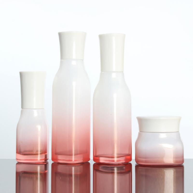 Wholesale Square 40ml empty glass lotion pump bottle, 40ml cosmrtic container toner cream refillable bottles
Wholesale Square 40ml empty glass lotion pump bottle, 40ml cosmrtic container toner cream refillable bottles