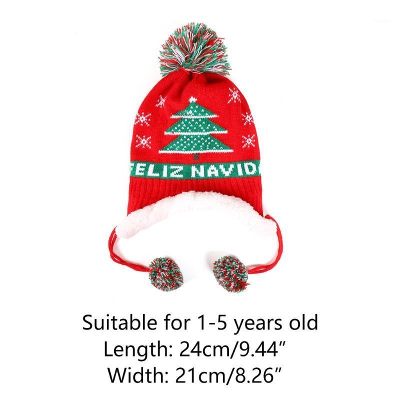 Kids Winter Plush Lining Knitted Beanie Hat Christmas Santa Snowman Jacquard Cute Long Pompom Warm Earflap Hood Cap1
Kids Winter Plush Lining Knitted Beanie Hat Christmas Santa Snowman Jacquard Cute Long Pompom Warm Earflap Hood Cap1