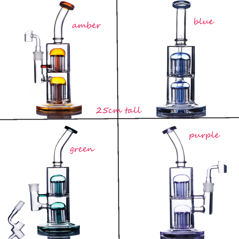 Double Tree Perc Recycler Oil Rigs Percolator Water Pipe Thick Glass Water Bongs Rainbow Unique Glass Bong Rig Smoking Accessories
Double Tree Perc Recycler Oil Rigs Percolator Water Pipe Thick Glass Water Bongs Rainbow Unique Glass Bong Rig Smoking Accessories