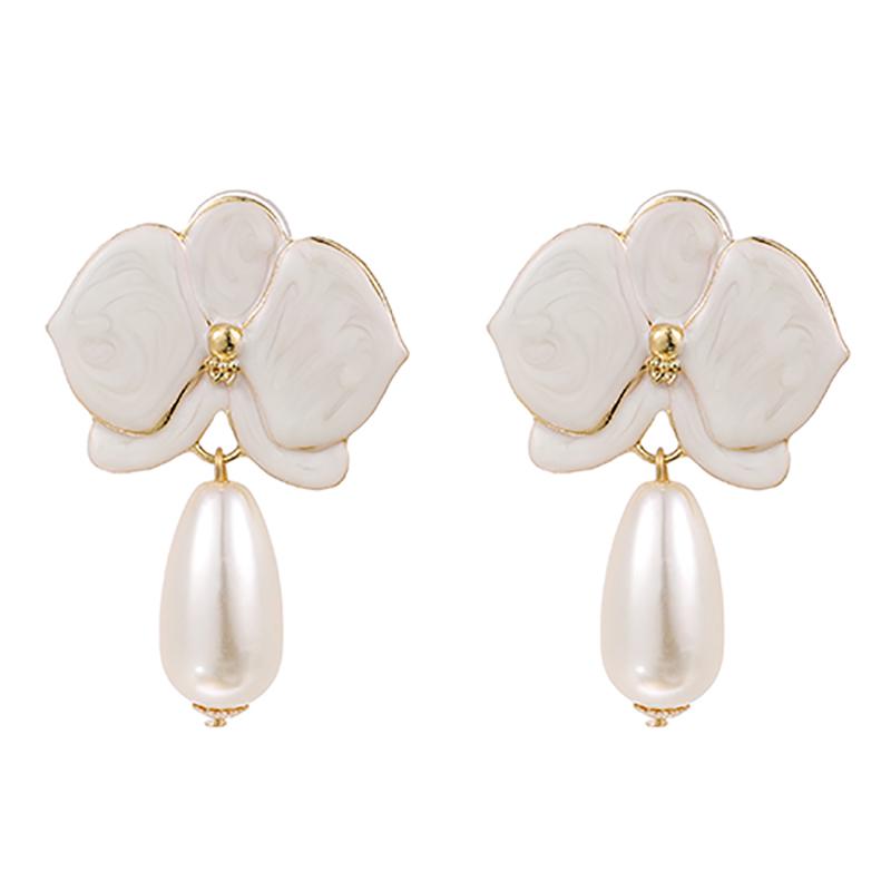 ZHINI New Luxury Charming Flower Big Earrings for Women Fashion Imitation Pearls Water Drop Earring Wedding Trendy Jewelry Gift
ZHINI New Luxury Charming Flower Big Earrings for Women Fashion Imitation Pearls Water Drop Earring Wedding Trendy Jewelry Gift