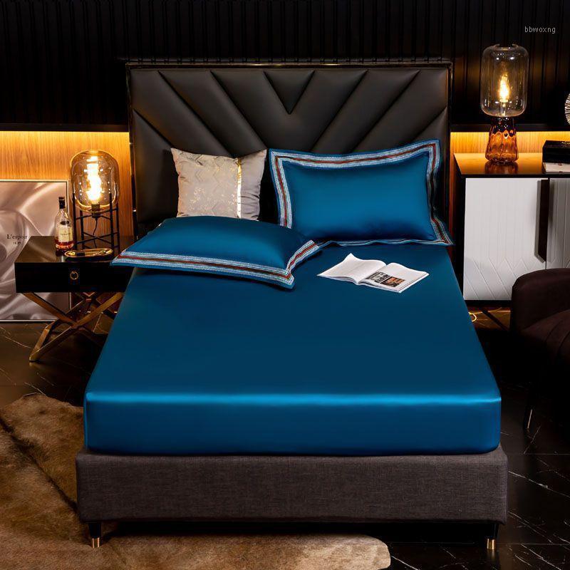 38 1000TC tribute satin Egyptian cotton fitted bed sheet mattress cover High-end sheets bed cover elastic band sheets1
38 1000TC tribute satin Egyptian cotton fitted bed sheet mattress cover High-end sheets bed cover elastic band sheets1
