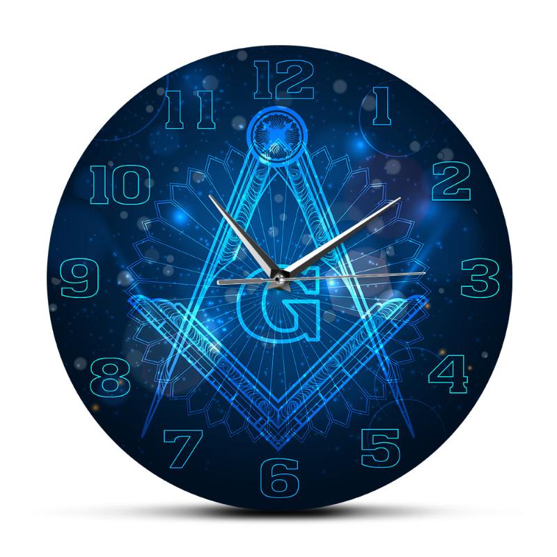 Freemason Logo Silent Non-ticking Wall Clock Master Mason Home Decor Hanging Wall Watch Knights Templar Masonic Lodge Art
Freemason Logo Silent Non-ticking Wall Clock Master Mason Home Decor Hanging Wall Watch Knights Templar Masonic Lodge Art