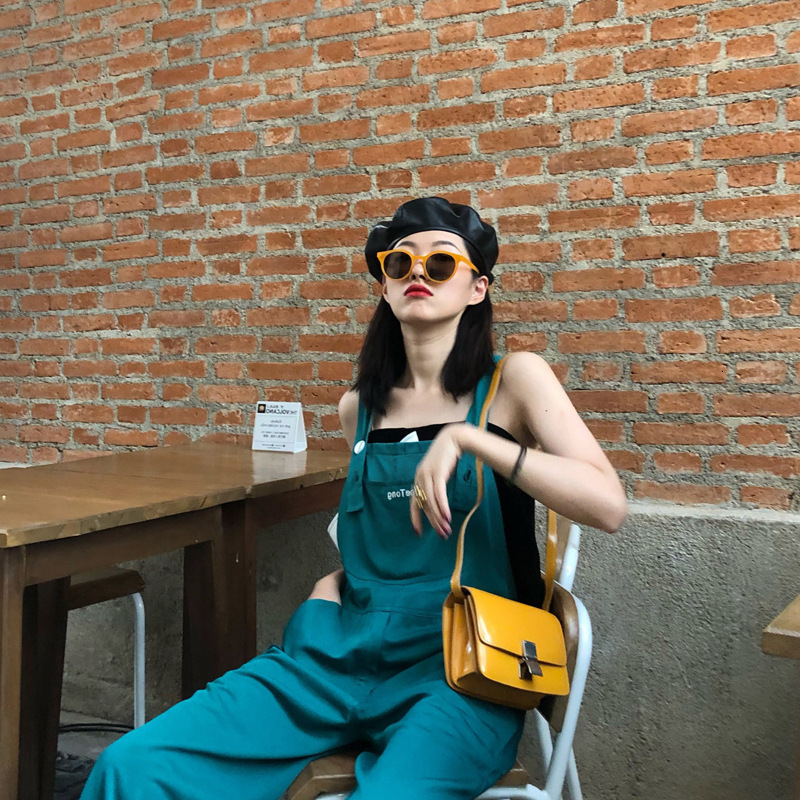 2021 New solid color of women leg wide pants casual summer retro street style original night overalls FBJ4, Orange
2021 New solid color of women leg wide pants casual summer retro street style original night overalls FBJ4, Orange