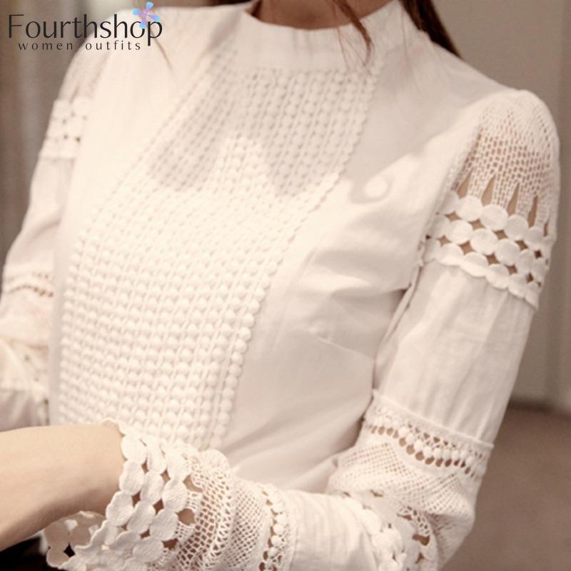 2021 Summer Fashion Lace Hollow Out Hook Flower Blouses and Tops Women Long Sleeve White Color Patchwork Shirts Female Plus Size 
2021 Summer Fashion Lace Hollow Out Hook Flower Blouses and Tops Women Long Sleeve White Color Patchwork Shirts Female Plus Size