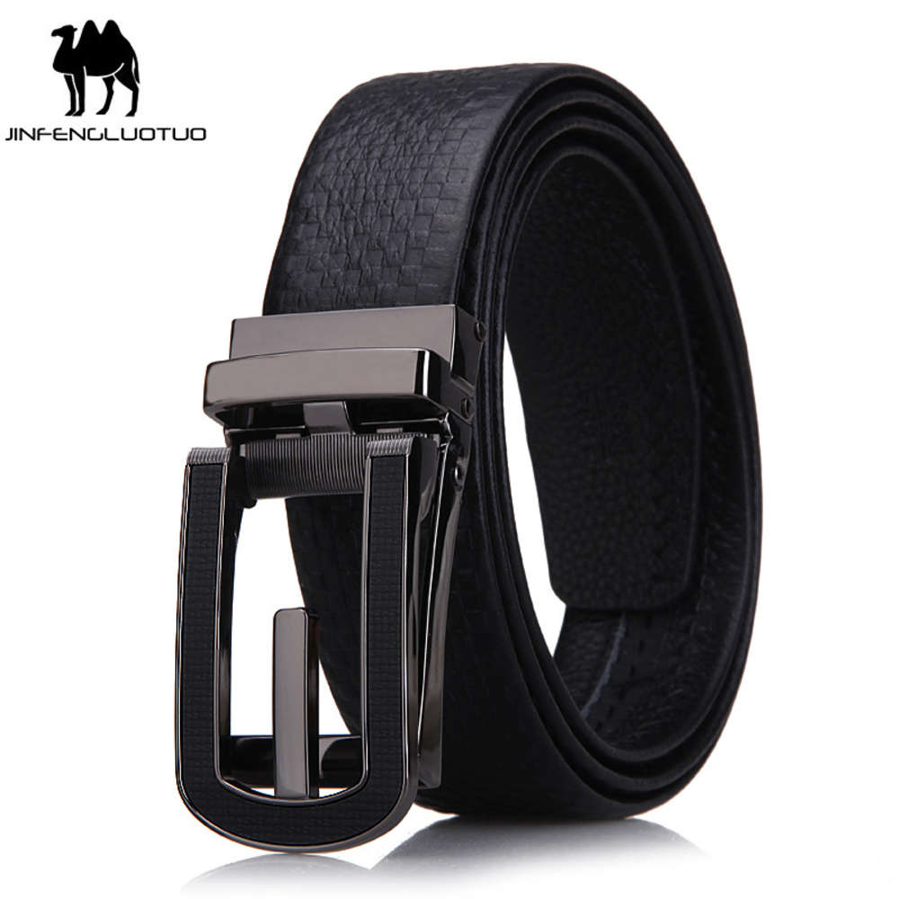 Golden Camel full head leather men's belt automatic clip buckle pure leather belt men's belt, Black
Golden Camel full head leather men's belt automatic clip buckle pure leather belt men's belt, Black