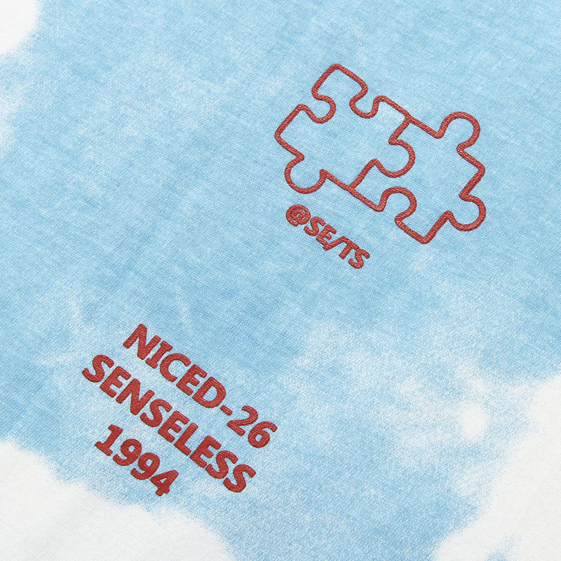 Hip Hop Tie Dye T-Shirt Streetwear Letter Puzzle Printed Tshirt Men Summer T Shirt Harajuku Cotton Short Sleeve Tops Tees 220309