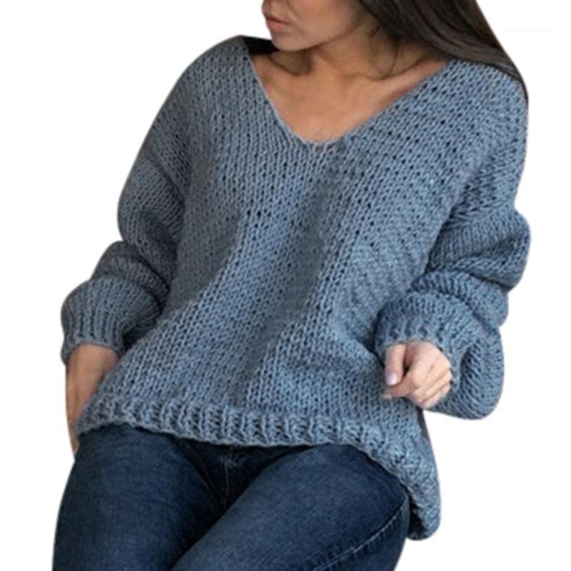 Casual Knitted Sweater Women Streetwear V Neck Long Sleeve Pullovers Loose Solid Coat Autumn Winter Fashion Women' Sweater1, Bu
Casual Knitted Sweater Women Streetwear V Neck Long Sleeve Pullovers Loose Solid Coat Autumn Winter Fashion Women' Sweater1, Bu