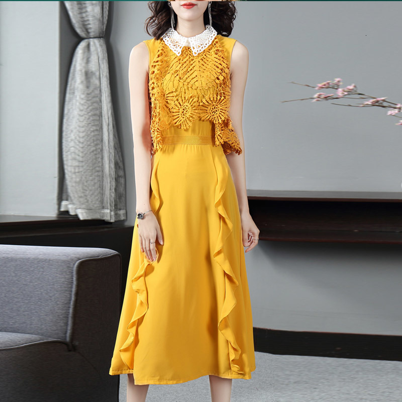Xf Yellow Butter Midi Vintage 2021 Summer Occasional From High Quality Women's Open Sky Smooth Chiffon Sexy Dress Elegant Party W79m, Orange
Xf Yellow Butter Midi Vintage 2021 Summer Occasional From High Quality Women's Open Sky Smooth Chiffon Sexy Dress Elegant Party W79m, Orange