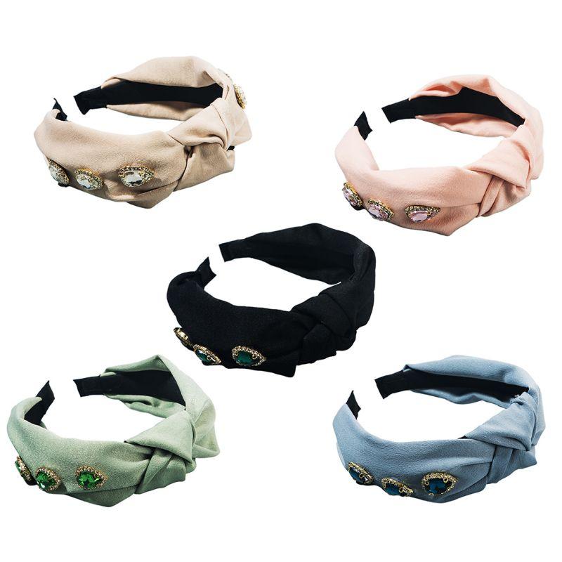 Korean Boutique Women Wide Headband Water Drop Glass Drill Inlaid Jewelry Hair Hoop Twist Bowknot Center Wedding Bandana
Korean Boutique Women Wide Headband Water Drop Glass Drill Inlaid Jewelry Hair Hoop Twist Bowknot Center Wedding Bandana