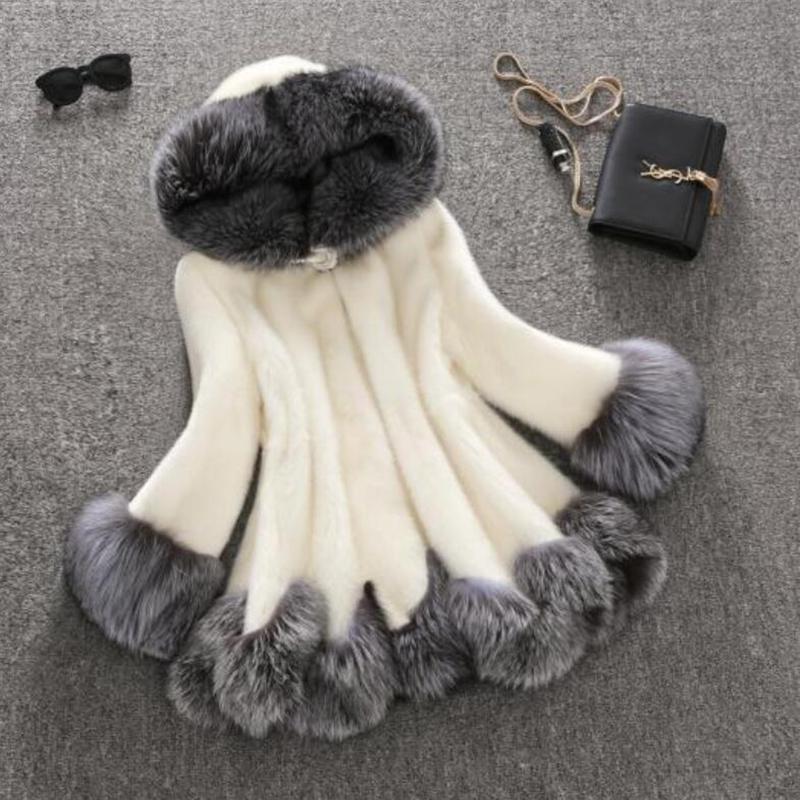 New Faux Fur Coat Fuffly Fur Overcoat Women Fake Outerwear Autumn Winter Coat Jacket Patchwork Thick Warm Hairy Overcoat, White
New Faux Fur Coat Fuffly Fur Overcoat Women Fake Outerwear Autumn Winter Coat Jacket Patchwork Thick Warm Hairy Overcoat, White