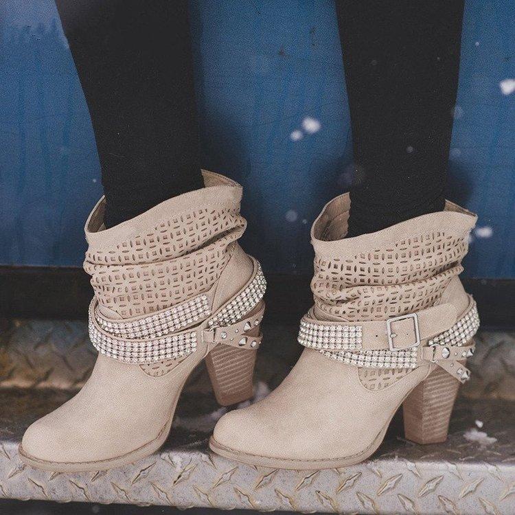 Big size boots children 2020 summer new leisure Rhinestone high heel hollow out short boots fashion women's shoes, Black
Big size boots children 2020 summer new leisure Rhinestone high heel hollow out short boots fashion women's shoes, Black