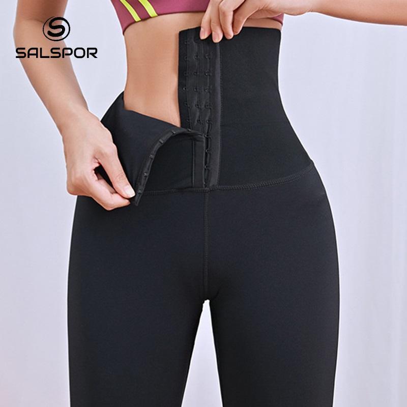 SALSPOR Women High Waist Warm Legging Ladies Sexy Push Up Leggings For Fitness Sports Leggins Corset Slim Sportswear Femme Pants 201202