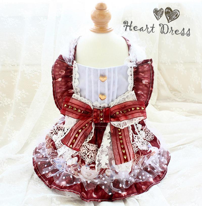 Free Shipping Handmade Dog Clothes Dog Dress Classic Lolita Style Princess Cats Pet Outfit Lace Poodle Maltese Yorkie1, Burgundy
Free Shipping Handmade Dog Clothes Dog Dress Classic Lolita Style Princess Cats Pet Outfit Lace Poodle Maltese Yorkie1, Burgundy