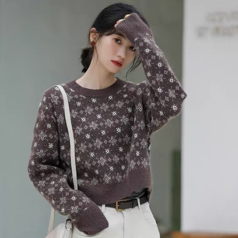 2021 quality Autumn Winter High Waist Female Short Sweater Foreign Style Wear Top Version YATT, Beige
2021 quality Autumn Winter High Waist Female Short Sweater Foreign Style Wear Top Version YATT, Beige