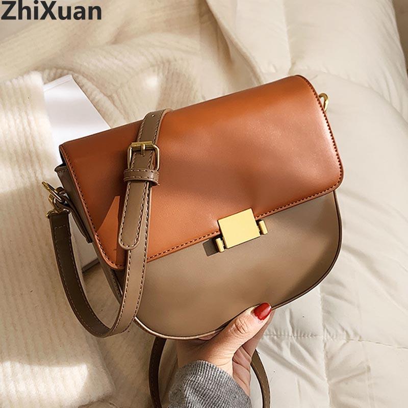 ZhiXuan Mini PU Leather Saddle Bags For Women Crossbody Shoulder Messenger Bag Female Handbags Contrast Color Cross Body Bag, Beige
ZhiXuan Mini PU Leather Saddle Bags For Women Crossbody Shoulder Messenger Bag Female Handbags Contrast Color Cross Body Bag, Beige