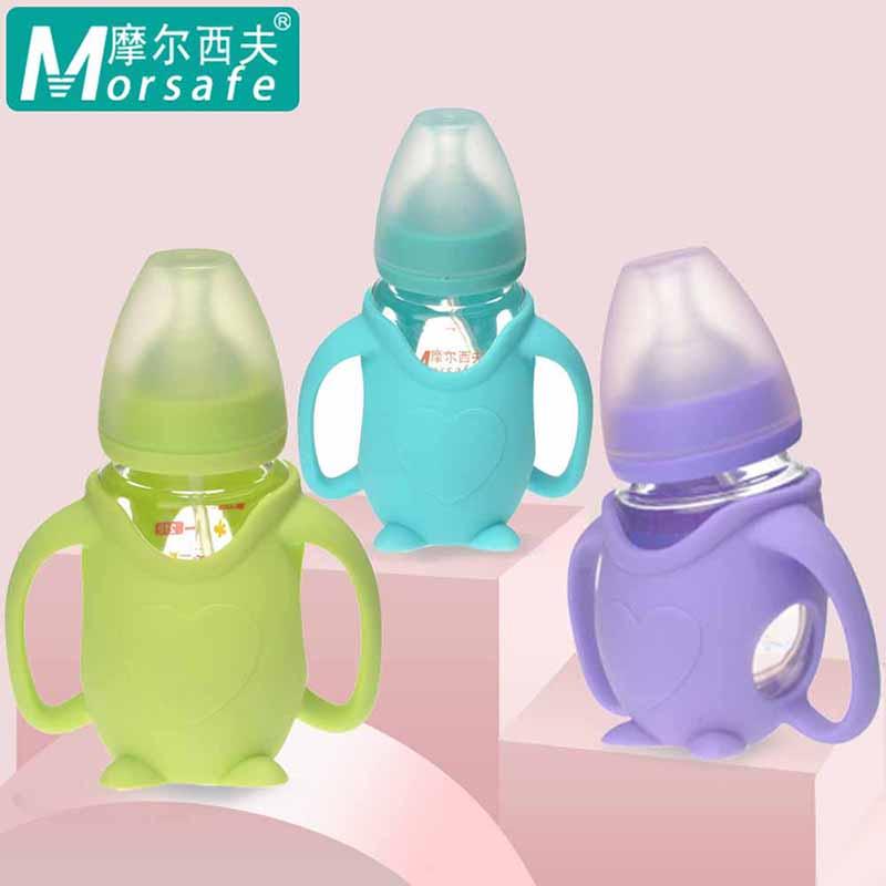 Newborn Nursing BPA Free Bottle Baby Water Drinking Nipple Glass Cup Infant Juice Milk Water Feeding Bottle with Siclicone Cover
Newborn Nursing BPA Free Bottle Baby Water Drinking Nipple Glass Cup Infant Juice Milk Water Feeding Bottle with Siclicone Cover