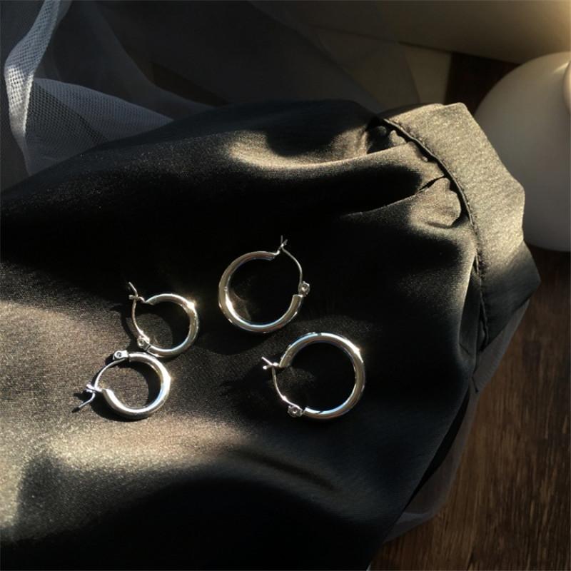 Stud Fashion Punk Gold Silver Color Round Earrings For Women Big/Small Simple Circle Ear Steam Jewelry Accessories
Stud Fashion Punk Gold Silver Color Round Earrings For Women Big/Small Simple Circle Ear Steam Jewelry Accessories