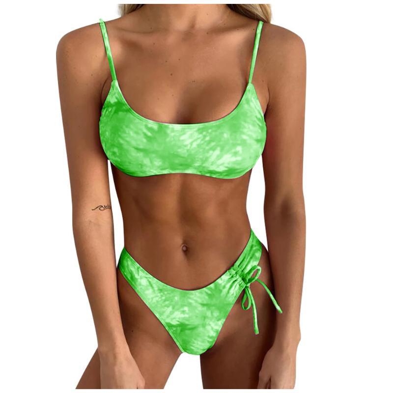 Elastic Soft Bikini Sets for Lady Sexy Women Tie-Dyed Push-Up Padded Bra Beach Brazilia Biquini Summer Swimsuit Swimwear, Blue
Elastic Soft Bikini Sets for Lady Sexy Women Tie-Dyed Push-Up Padded Bra Beach Brazilia Biquini Summer Swimsuit Swimwear, Blue