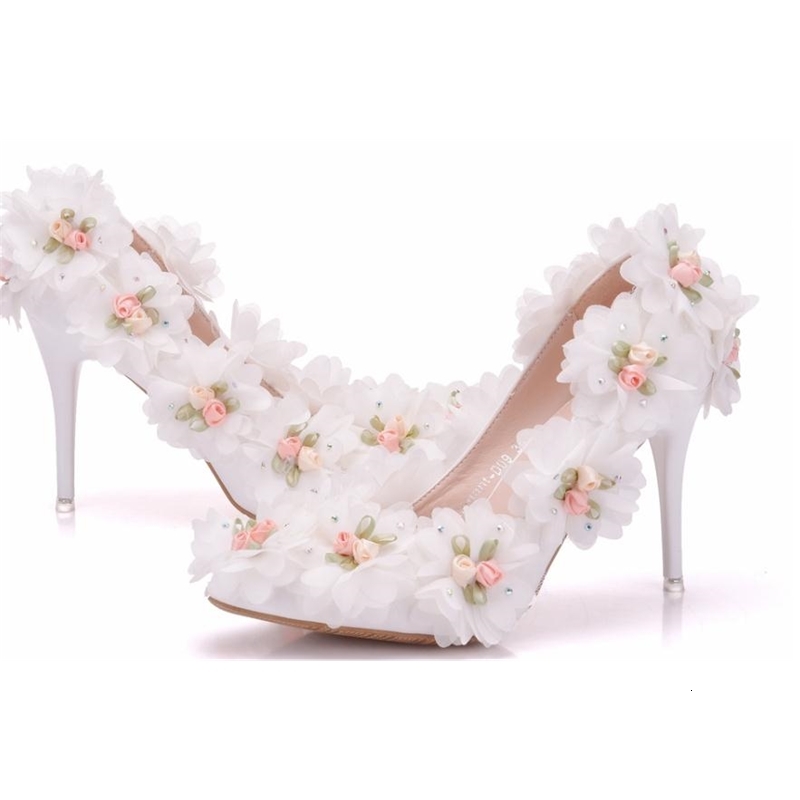 2021 Women's Shoes in Spring and Autumn New Style Fine Heel Pointed End Flower K2ED, White
2021 Women's Shoes in Spring and Autumn New Style Fine Heel Pointed End Flower K2ED, White