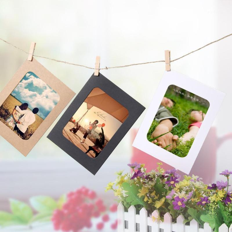 10 Pcs DIY Kraft Paper Photo Frame 3-7 inch Hanging Wall Photos Picture Frame Kraft Paper With Clips and Rope For Family Memory1
10 Pcs DIY Kraft Paper Photo Frame 3-7 inch Hanging Wall Photos Picture Frame Kraft Paper With Clips and Rope For Family Memory1